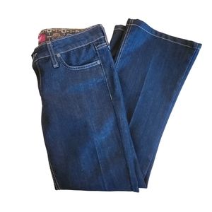 Aoki dark wash flare jeans.NWOT .